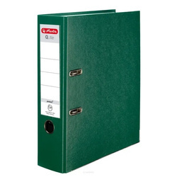 Segregator A4 8cm PP zielony Q.FILE 419190