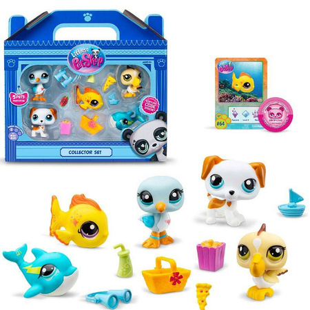 LITTLEST PET SHOP ZESTAW G7 S1 PLAŻA Z 5 FIGURKAMI 005172