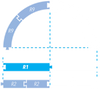 Dumica long straight rail set r1 203223