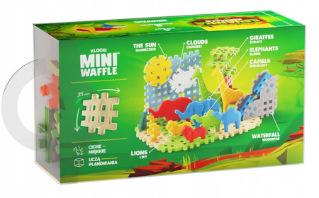Mini Waffle Animals Savanna 50 el. 907078