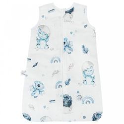 Bambusowy śpiworek niemowlaka mały 0-6m Dino 40x60cm 420913