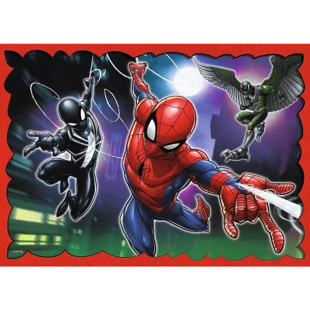 Puzzle Trefl 4w1 Bohaterski Spider-Man 