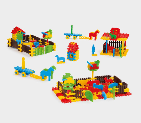 Klocki worek wiejska zagroda 240el 900864