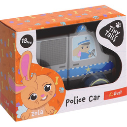 Trefl Zabawka drewniana Magnetic vehicle Police 618143