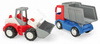 Auta - tech truck set 2szt w kartonie 35370