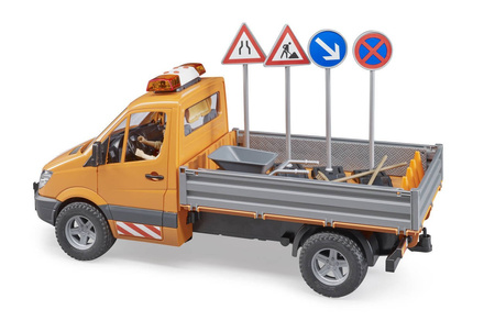Bruder 02537 mb sprinter komunalny z figurką kierowcy