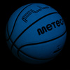 Piłka koszykowa Meteor Fluo biały/neonowy/niebieski 7 65031