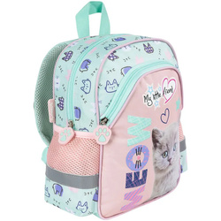 PLECAK PRZEDSZKOLNY 11" D1 MY LITTLE FRIEND FLUFFY KITTY 687051