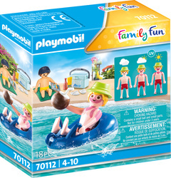 PLAYMOBIL 70112  Chłopiec z oponą do pływania