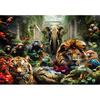 Clementoni Puzzle 1000 HQ Mystic jungle 398249