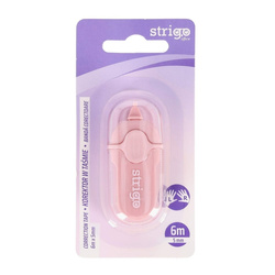 Strigo Korektor w taśmie mini 5 mm x 6m różowy 854621