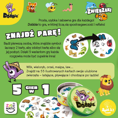 Dobble Zwierzaki 111429