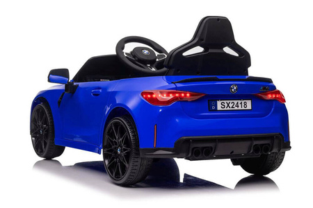 Auto Na Akumulator BMW M4 Niebieskie Lakierowane 456323
