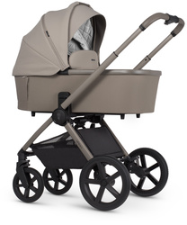 Wózek Venicci Tinum UPline 2 zestaw 2 w 1 Taupe (rama, spacerówka, gondola)