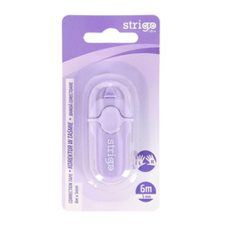 Strigo Korektor w taśmie mini 5 mm x 6m fiolet 854652