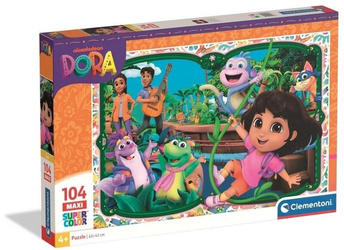 Clementoni Puzzle 104 Maxi Super Kolor Dora 250769