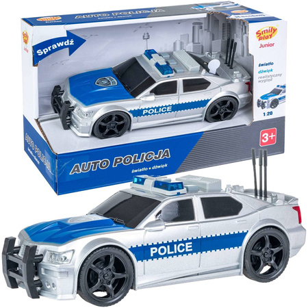 Auto Policja Światło Dźwięk Smily Play 839871
