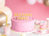 Świeczki urodzinowe Happy Birthday 13szt 2,5cm złote 105850
