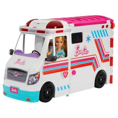 Barbie HKT79 Karetka Mobilna klinika światło dźwięk 108022