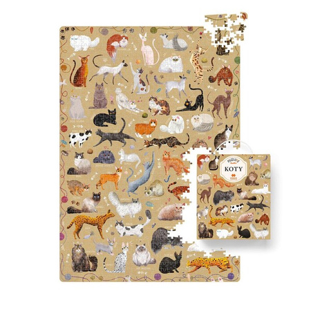 CzuCzu Puzzlove Koty puzzle rodzinne 1000el. 493235