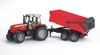 Bruder 02045 traktor massey ferguson 7480 z przyczepą wywrotką 020453
