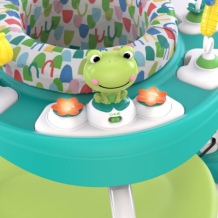BRIGHT STARTS Interaktywny skoczek i stolik 2w1 Bounce Bounce Baby™ Playful Pond™ 6m+ do 11kg 115651