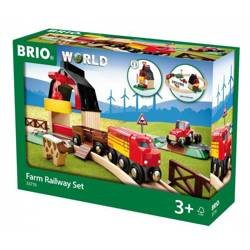 Brio 33719 Kolejka zestaw farma 337198