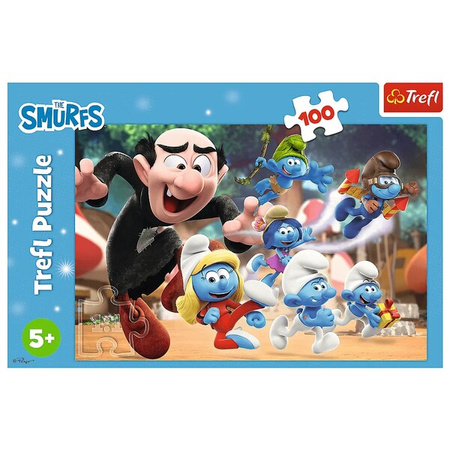 Puzzle Trefl 100 Nauki Papy Smerfa 164817