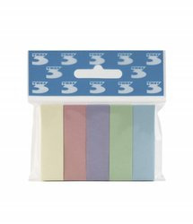 Zakładki indeks. 15*50mm x 5 pastel tres 230596