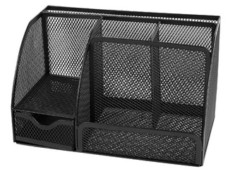 PRZYBORNIK CZARNY Z SZUFLADKĄ 6B 234656 TRES