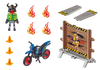 Playmobil 70553 stuntshow motor z przeszkodą
