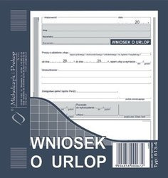 Druk wniosek o urlop a6 513-4