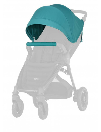 Wózek britax b-agile 4 plus cosmos black + daszek lagoon green