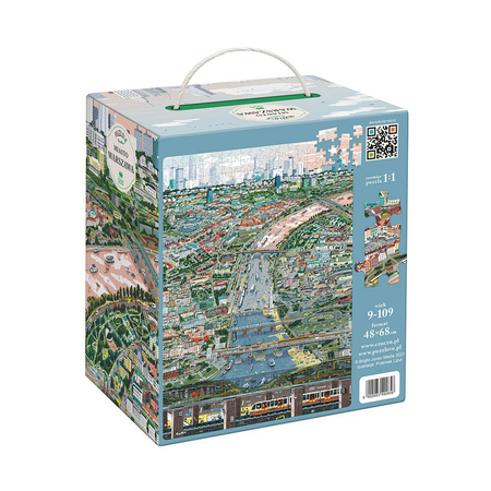 CzuCzu Puzzlove CzuCzu Miasto Warszawa 500 elementów 9+ 492658