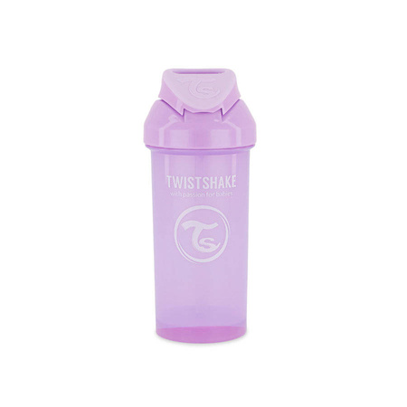Twistshake Bidon Straw Cup 360 ml 6+m Pastel Purple 78591