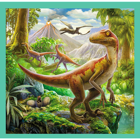 Puzzle trefl 3w1 20,36,50 dinozaury