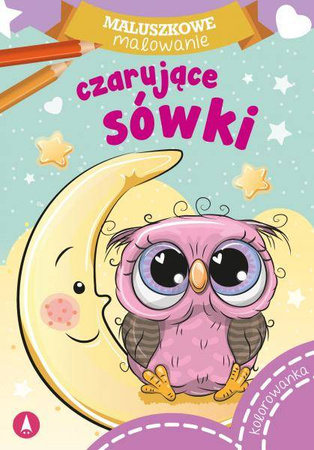 Książeczka Maluszkowe malowanie. Czarujące sówki 074246