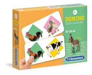 Clementoni domino zwierzęta na farmie 18069