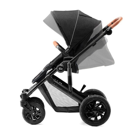 Kinderkraft wózek prime 2w1 black zestaw