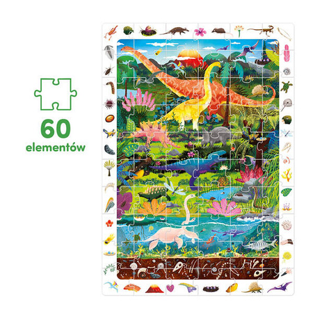 CzuCzu Obserwacyjne puzzle Dinozaury 4+ 493174