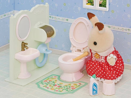 Sylvanian Families 05740 łazienka zestaw z toaletą