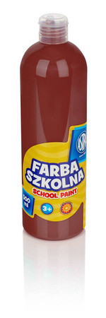 Farba astra 500ml brązowa szkolna 240135