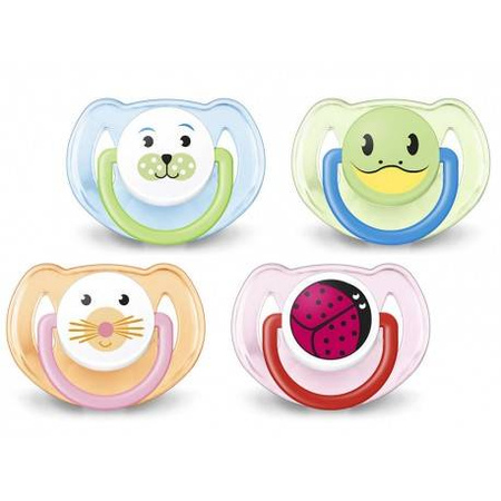 Avent smoczek gryzak 2szt 6-18m ze zwierzątkami scf182/24 527817