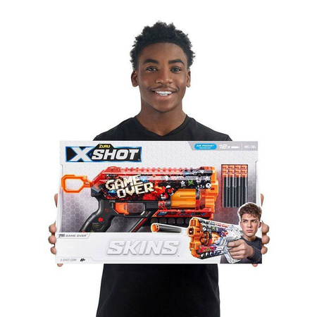 Zuru X-Shot Skins Griefer wyrzutnia 12 strzałek 045027