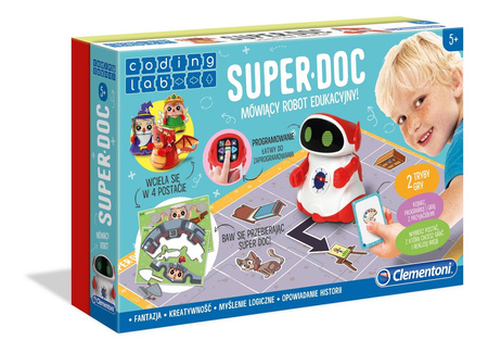 Clementoni super doc mówiący robot edukacyjny 506408