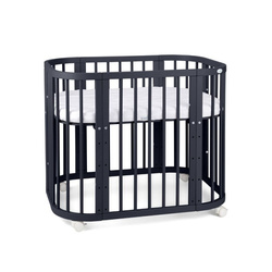 Waldin Łóżeczko 5w1 z materacykiem GRAFIT