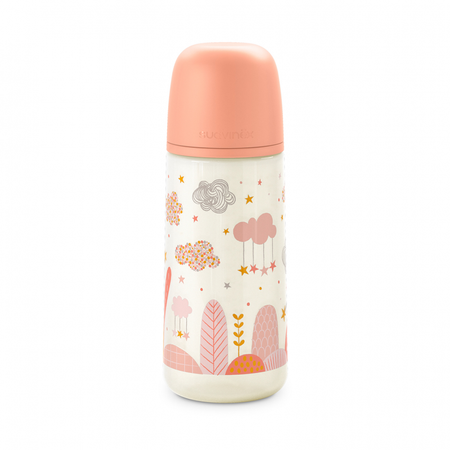 Suavinex Butelka 360ml | smoczek fizjologiczny SX Pro szybki przepływ | brzoskwiniowa | Dreams