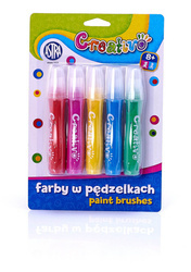 Farba w pędzelkach Astra BABY 5szt 205632