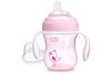 Chicco Pierwszy kubek treningowy z miękkim ustnikiem 4M+ 200ml pink 069972 