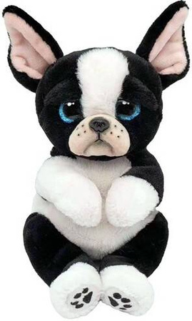 TY Beanie Babies czarnobiały pies Tink 15 cm 410545